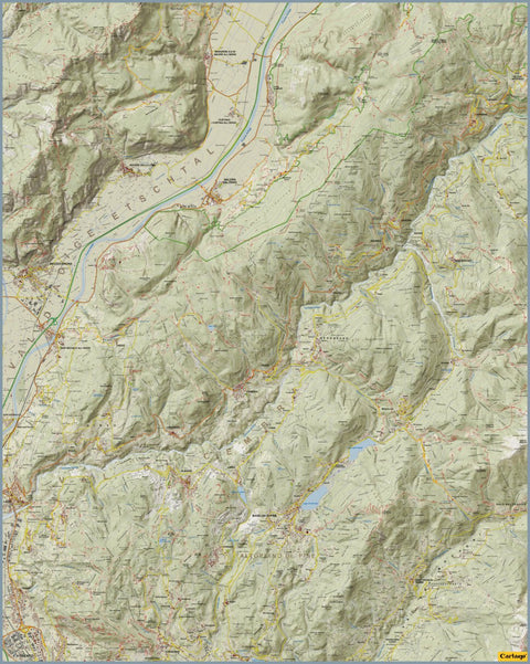 CARTAGO 314 Val di Cembra digital map