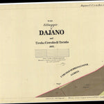 CARTAGO DAJANO Mappa originale d'impianto del Catasto austro-ungarico. Scala 1:2880 bundle