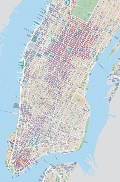 Cartifact Manhattan digital map