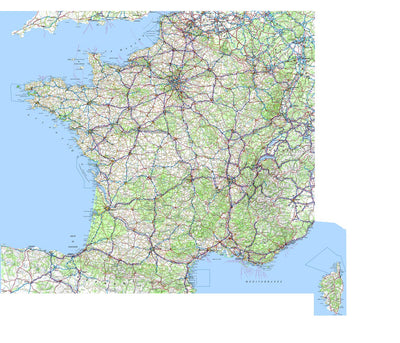 Cartographiste France IGN SCAN 1000® digital map