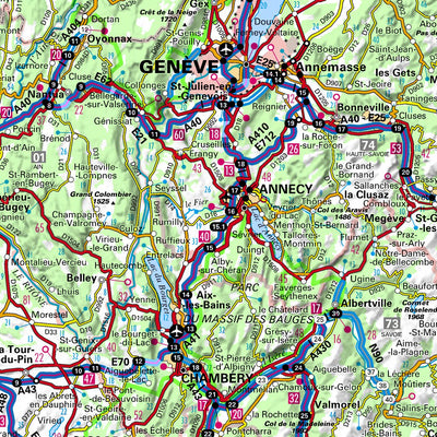 Cartographiste France IGN SCAN 1000® digital map