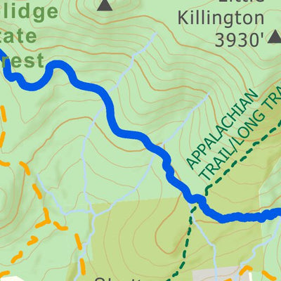 Catamount Trail Association Catamount Trail - Section 12 digital map