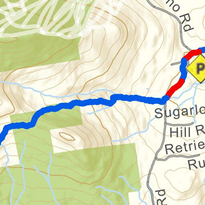 Catamount Trail Association Catamount Trail - Section 18 digital map