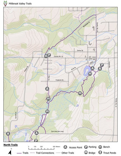Cavan Monaghan Township Millbrook Valley North Trails digital map
