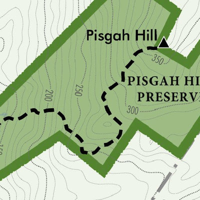 Center for Community GIS Pisgah Hill Preserve digital map