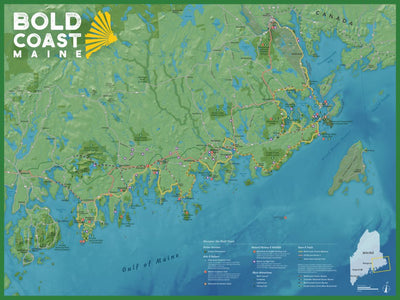Center for Community GIS Welcome to the Bold Coast of Maine digital map