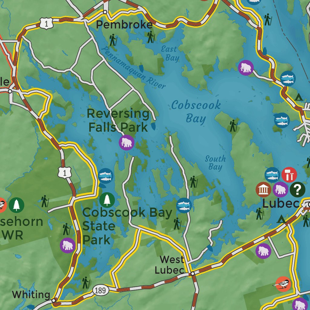 to the Bold Coast of Maine map by Center for Community GIS