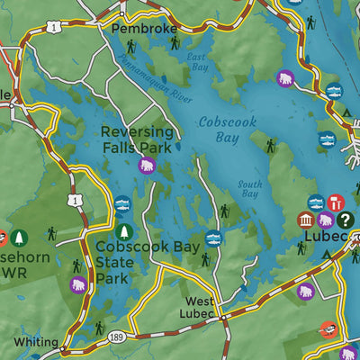 Center for Community GIS Welcome to the Bold Coast of Maine digital map