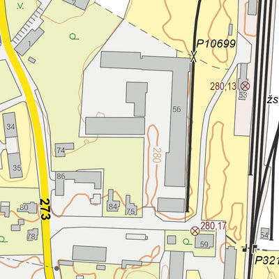 Český úřad zeměměřický a katastrální Mimoň (0205-C-22-1) digital map