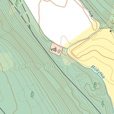 Český úřad zeměměřický a katastrální Mimoň (0205-C-25-4) digital map