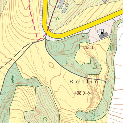 Český úřad zeměměřický a katastrální Turnov (0205-D-25-2) digital map