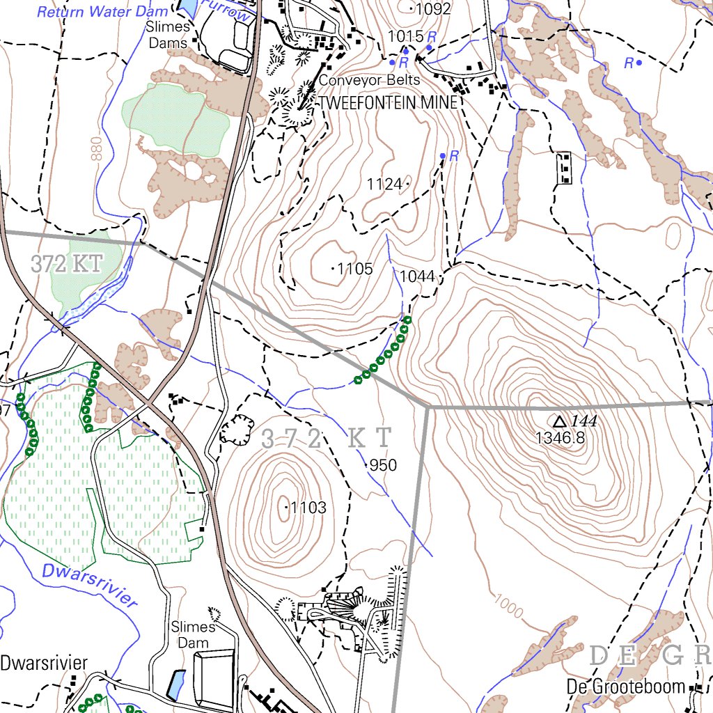 2430CC GA-MAMPURU Map by Chief Directorate: National Geo-spatial ...