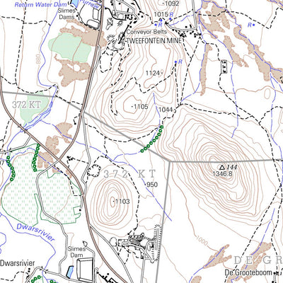 Chief Directorate: National Geo-spatial Information 2430CC GA-MAMPURU digital map