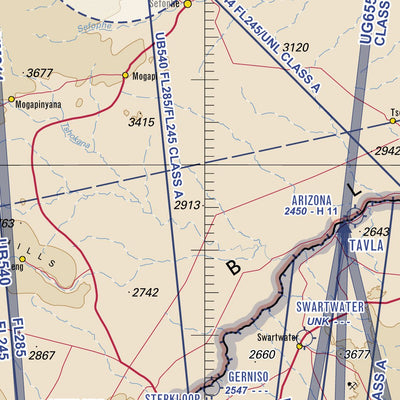 Chief Directorate: National Geo-spatial Information 3275 BULAWAYO digital map