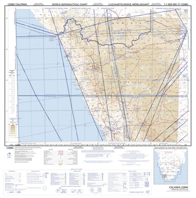 Chief Directorate: National Geo-spatial Information 3396 CALVINIA digital map