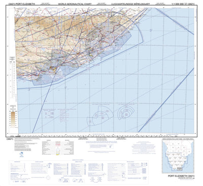 Chief Directorate: National Geo-spatial Information 3421 PORT ELIZABETH digital map