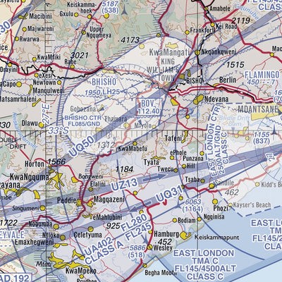 Chief Directorate: National Geo-spatial Information 3421 PORT ELIZABETH digital map