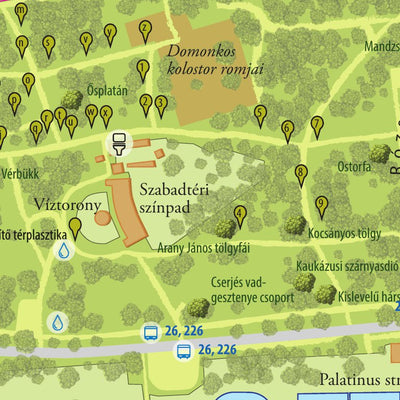 cinclus kft. Margitsziget digital map