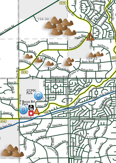 City of California City California City OHV Rider Map digital map