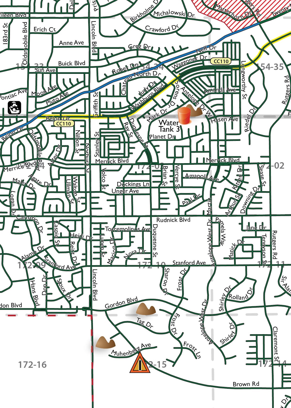 California City OHV Rider Map by City of California City | Avenza Maps