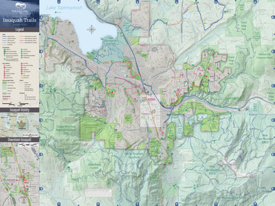 City of Issaquah Issaquah Trails Map digital map