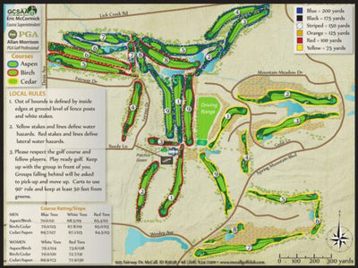 City of McCall City of McCall Mobile Golf Course Map digital map