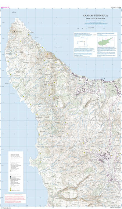 CLUB Cyprus 25k Akamas Peninsula digital map