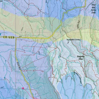 Colorado HuntData LLC Co Unit 70 Elk Concentration Map digital map