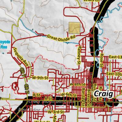 Colorado HuntData LLC Colorado_Unit_301_Landownership digital map