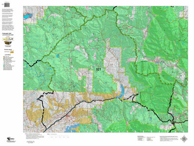 Colorado HuntData LLC Colorado_Unit_521_Landownership digital map