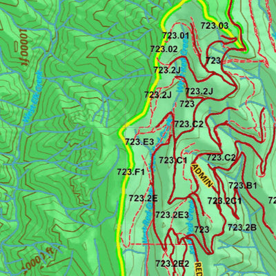 Colorado HuntData LLC Colorado_Unit_54_Landownership digital map