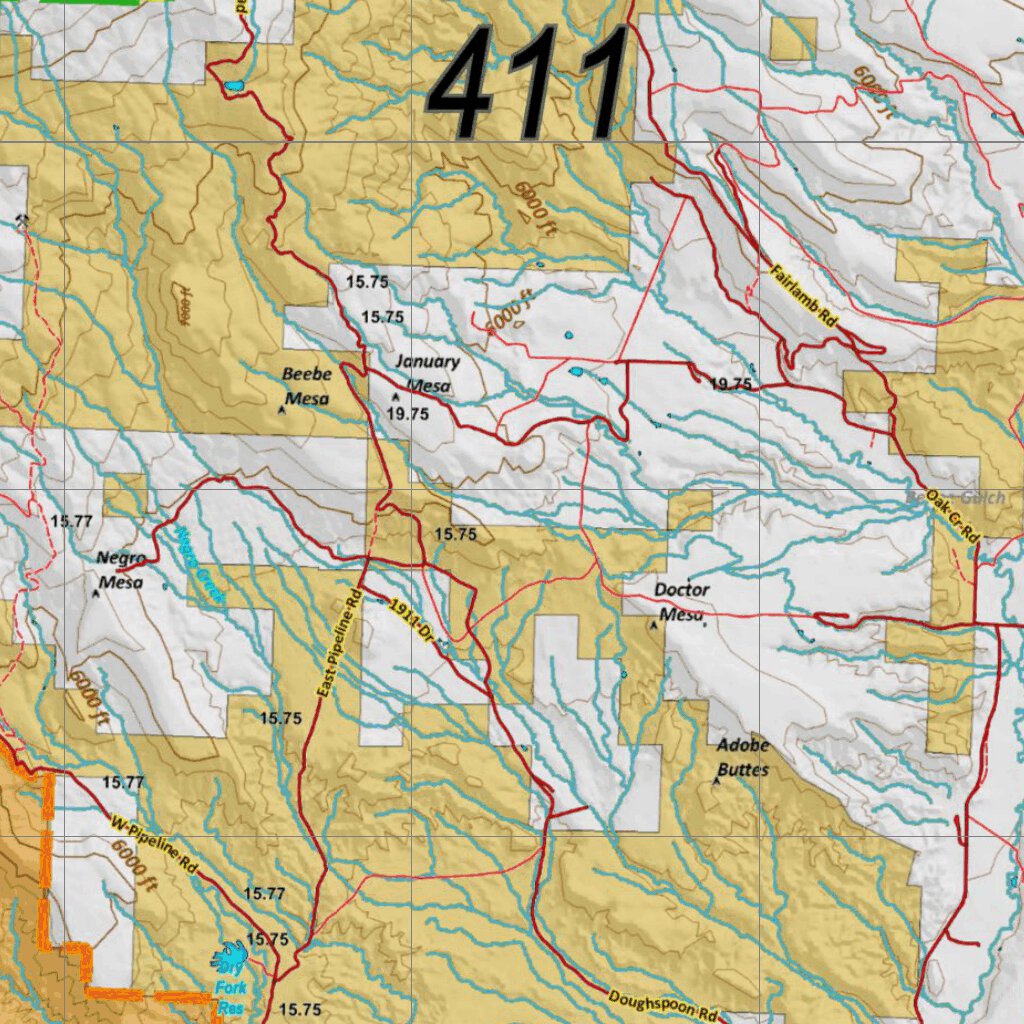 Colorado_Unit_62_Landownership Map by Colorado HuntData LLC | Avenza Maps