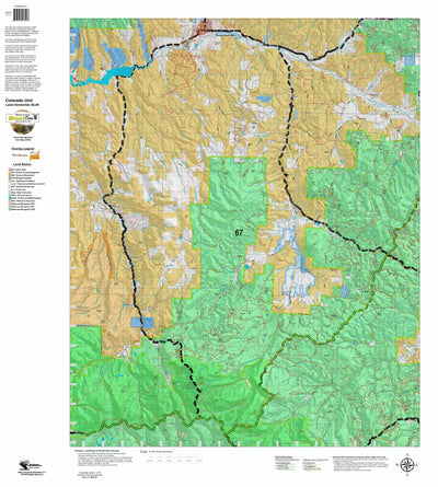 Colorado_Unit_67_Landownership Map by Colorado HuntData LLC | Avenza Maps