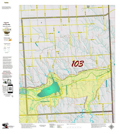Colorado HuntData LLC Unit 103 Turkey Concentrations digital map