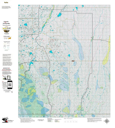 Colorado HuntData LLC Unit 104 Turkey Concentrations digital map