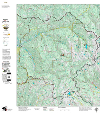 Colorado HuntData LLC Unit 24 Turkey Concentrations digital map