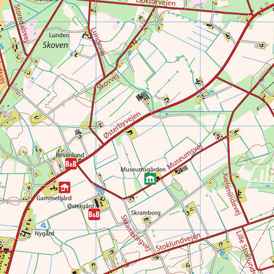 Compukort Læsø naturkort digital map