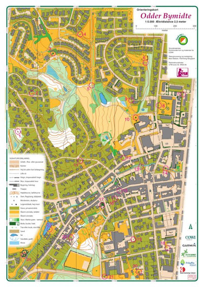 Compukort Odder findveji 5000 digital map