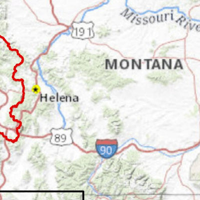 Continental Divide Trail Coalition CDT Map Set - Montana 1-7 - Key Map bundle exclusive