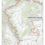 Continental Divide Trail Coalition CDT Map Set - Montana 8-16 - Key Map bundle exclusive