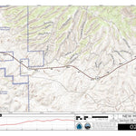 Continental Divide Trail Coalition CDT Map Set Version 3.0 - Map 025 - New Mexico bundle exclusive