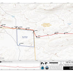 Continental Divide Trail Coalition CDT Map Set Version 3.0 - Map 044 - New Mexico bundle exclusive