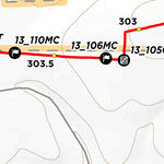 Continental Divide Trail Coalition CDT Map Set Version 3.0 - Map 045 - New Mexico bundle exclusive