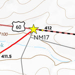 Continental Divide Trail Coalition CDT Map Set Version 3.0 - Map 061 - New Mexico bundle exclusive