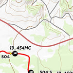 Continental Divide Trail Coalition CDT Map Set Version 3.0 - Map 077 - New Mexico bundle exclusive