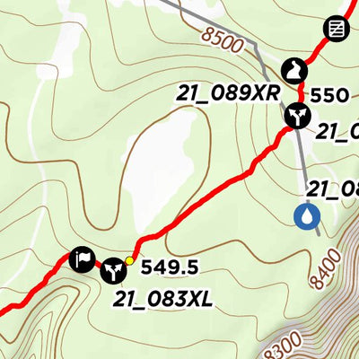 Continental Divide Trail Coalition CDT Map Set Version 3.0 - Map 084 - New Mexico bundle exclusive