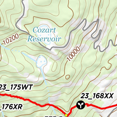 Continental Divide Trail Coalition CDT Map Set Version 3.0 - Map 166 - Colorado bundle exclusive
