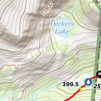 Continental Divide Trail Coalition CDT Map Set Version 3.0 - Map 170 - Colorado bundle exclusive