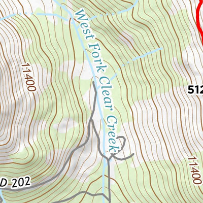 Continental Divide Trail Coalition CDT Map Set Version 3.0 - Map 183 - Colorado bundle exclusive