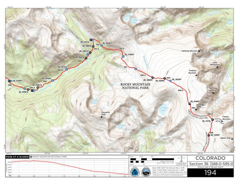 Continental Divide Trail Coalition CDT Map Set Version 3.0 - Map 194 - Colorado bundle exclusive